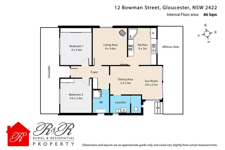 Floorplan of Homely house listing, 12 Bowman Street, Gloucester NSW 2422