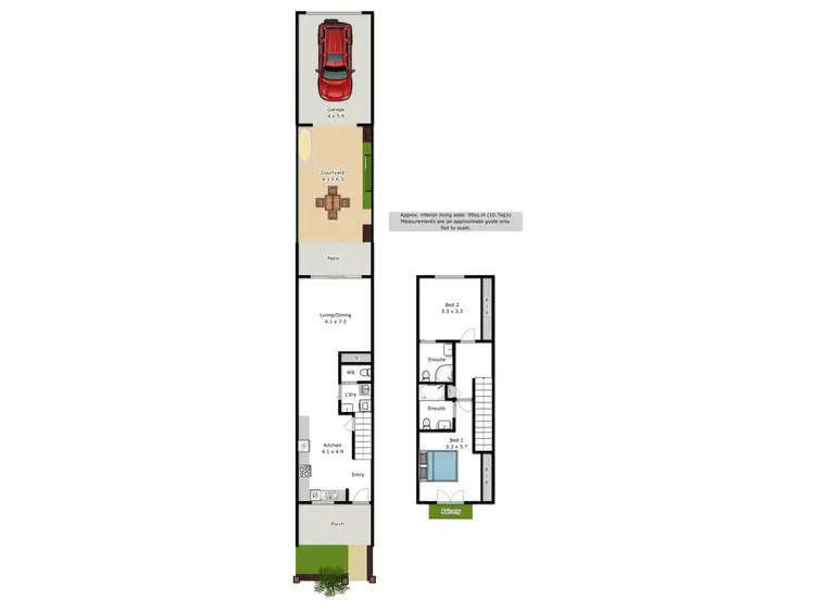 Floorplan of Homely townhouse listing, 15 Elmwood Circuit, Wodonga VIC 3690