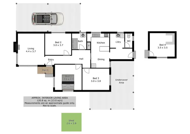 Floorplan of Homely house listing, 3 Pollard Street, Wodonga VIC 3690