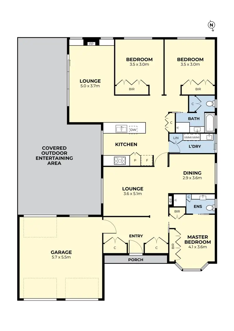 Floorplan of Homely house listing, 5 Peppercorn Court, Hillside VIC 3037