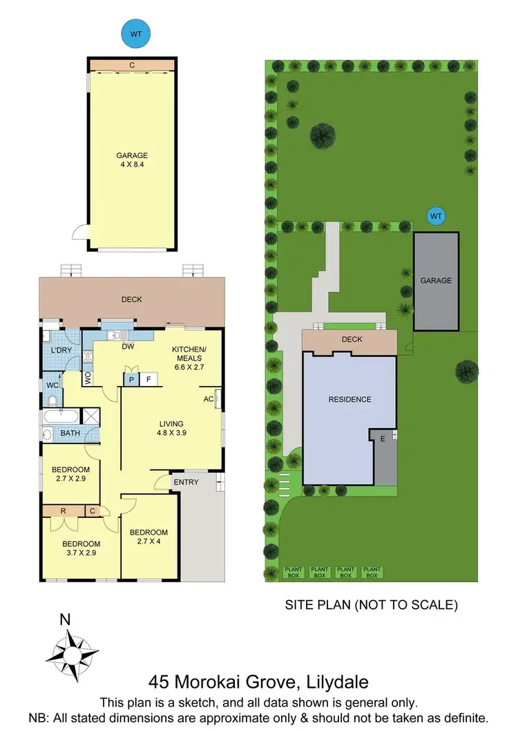 Floorplan of Homely house listing, 45 Morokai Grove, Lilydale VIC 3140