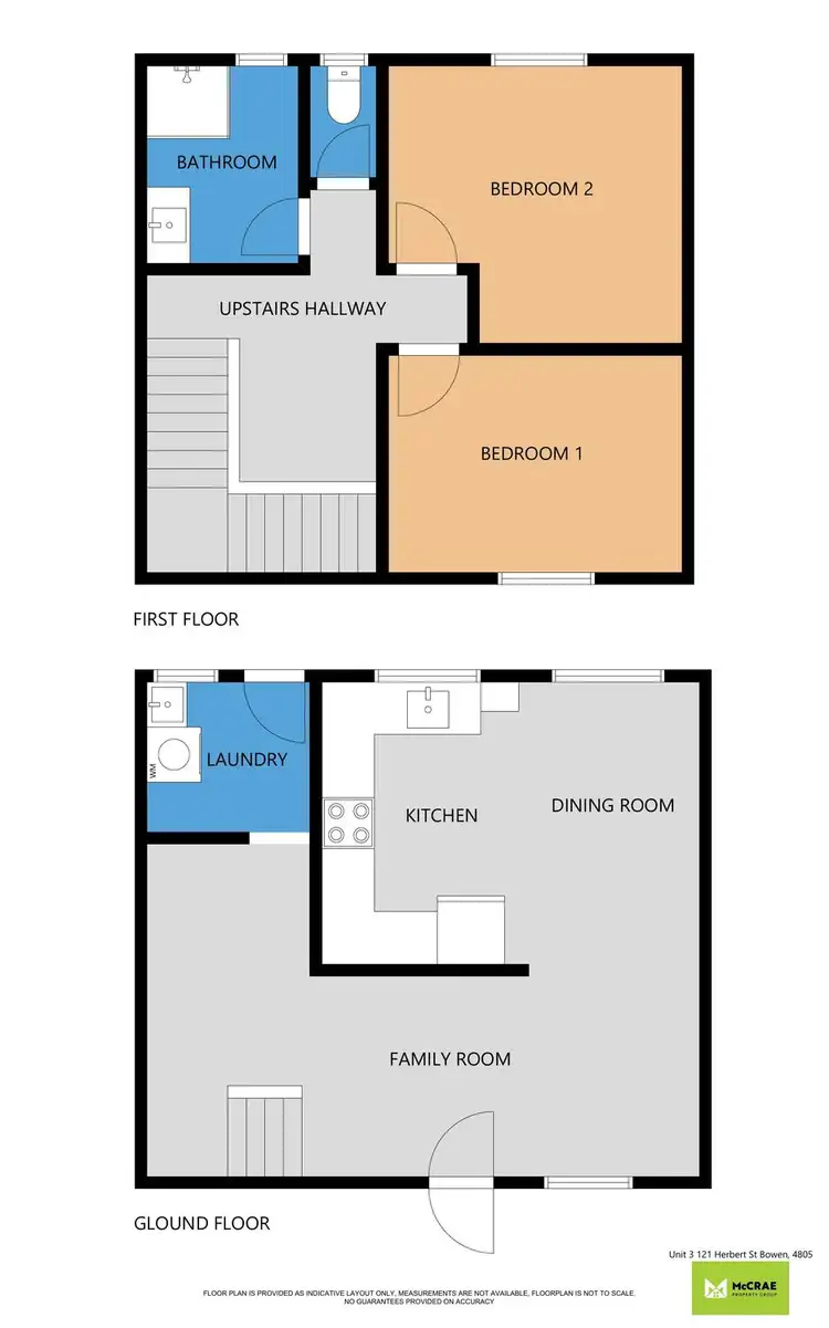 Floorplan of Homely unit listing, 3/121 Herbert Street, Bowen QLD 4805