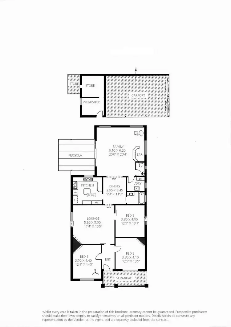 Floorplan of Homely house listing, 6 Addison Road, Hove SA 5048