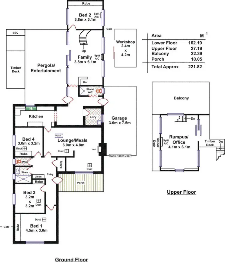 Floorplan of Homely house listing, 5 Mitchell Street, Glengowrie SA 5044