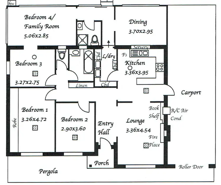 Floorplan of Homely house listing, 44 Burbank Avenue, Bedford Park SA 5042