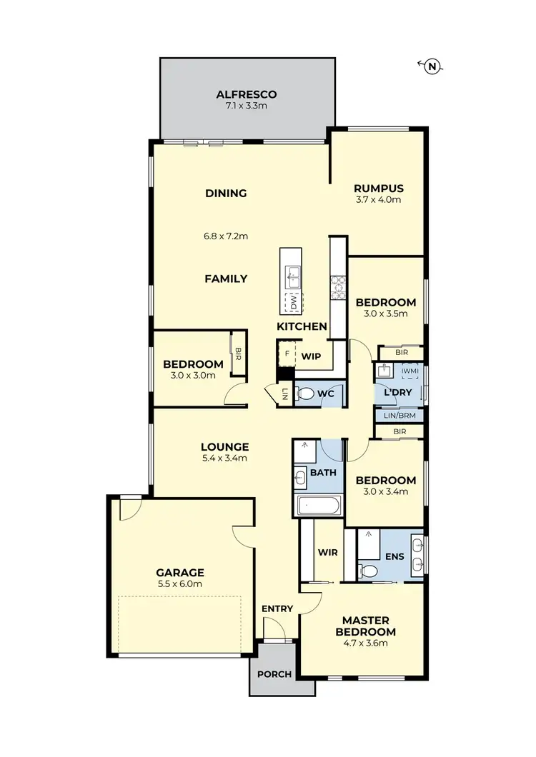 Floorplan of Homely house listing, 3 Latrobe Terrace, Taylors Hill VIC 3037