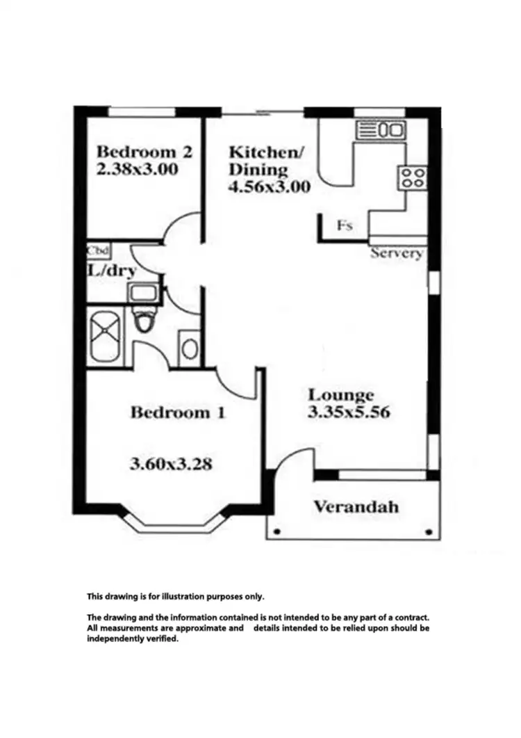 Floorplan of Homely house listing, 13/35 Davis Avenue, Christies Beach SA 5165