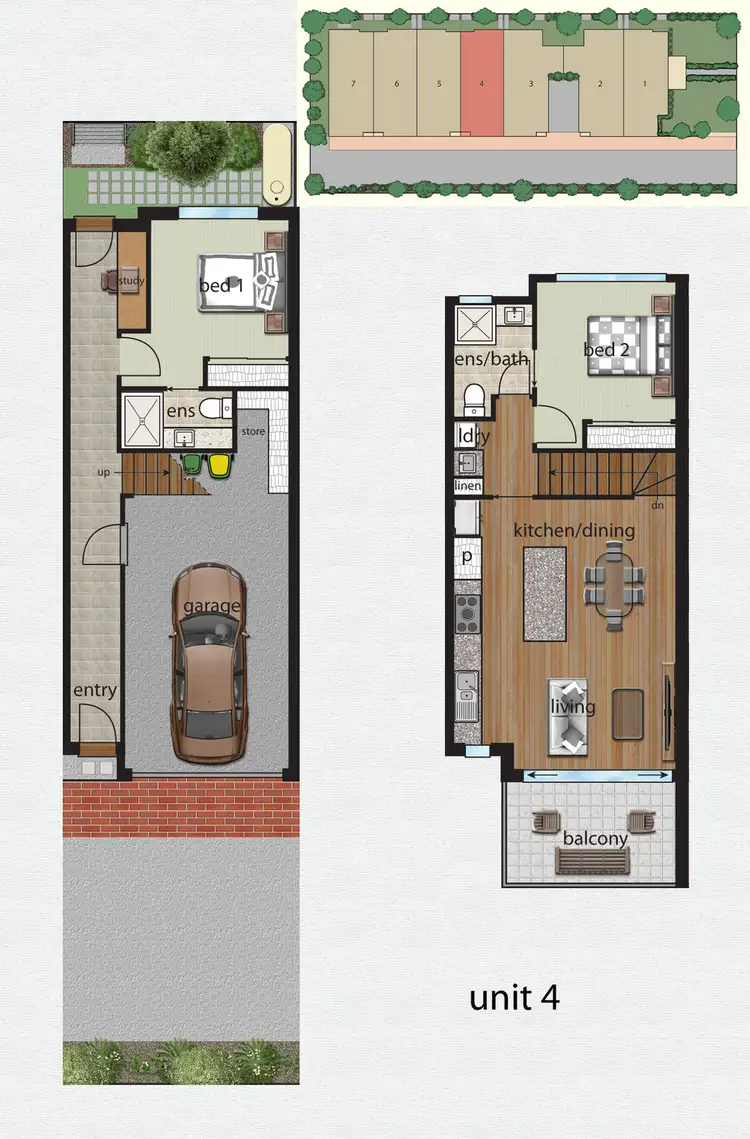 Floorplan of Homely townhouse listing, 1, 2 & 6/3a Baker Street, Lilydale VIC 3140