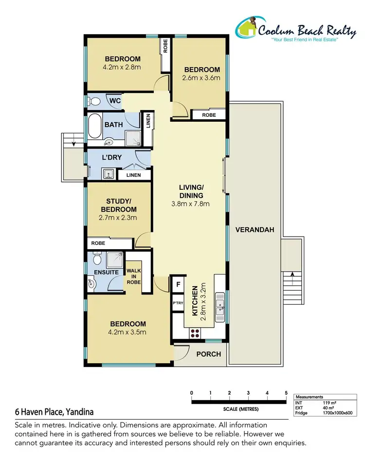 Floorplan of Homely house listing, 6 Haven Place, Yandina QLD 4561