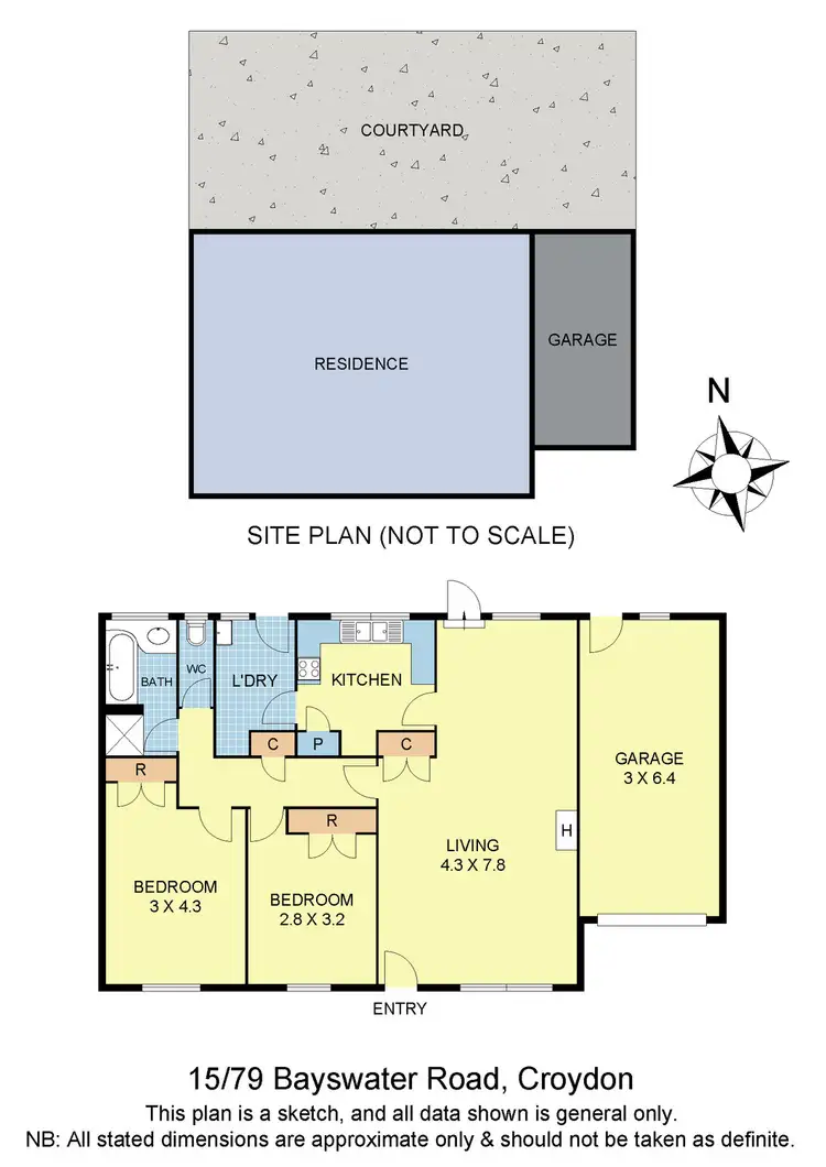 Floorplan of Homely unit listing, 15/79 Bayswater Road, Croydon VIC 3136