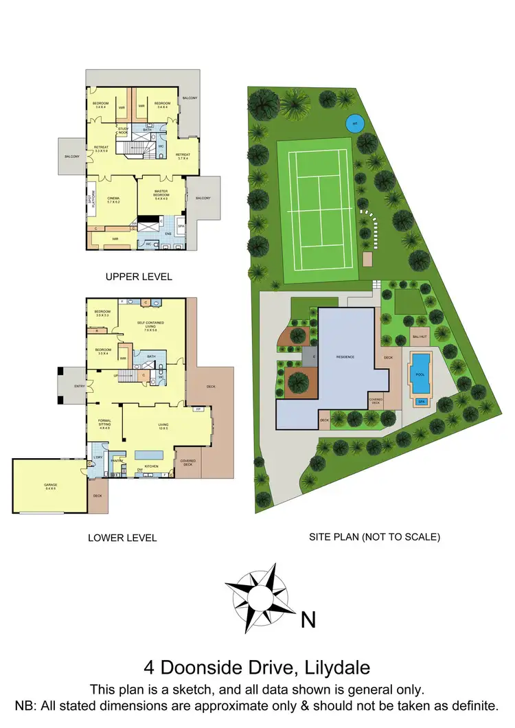 Floorplan of Homely house listing, 4 Doonside Drive, Lilydale VIC 3140