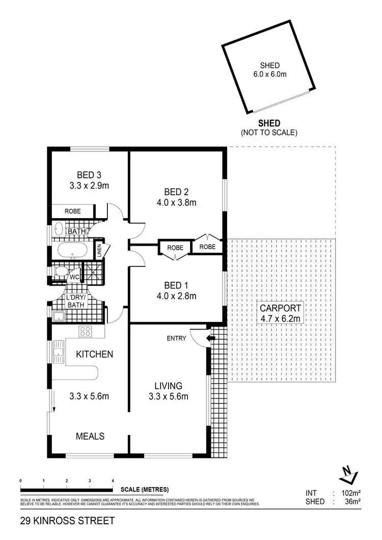 Floorplan of Homely house listing, 29 Kinross Street, Long Gully VIC 3550