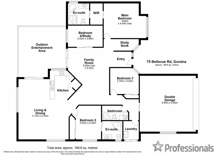 Floorplan of Homely house listing, 75 Bellevue Road, Goodna QLD 4300