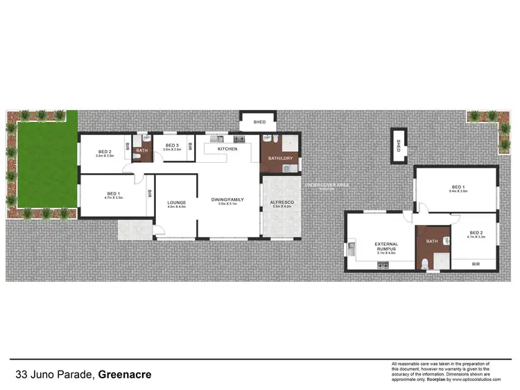 Floorplan of Homely house listing, 33 Juno Parade, Greenacre NSW 2190