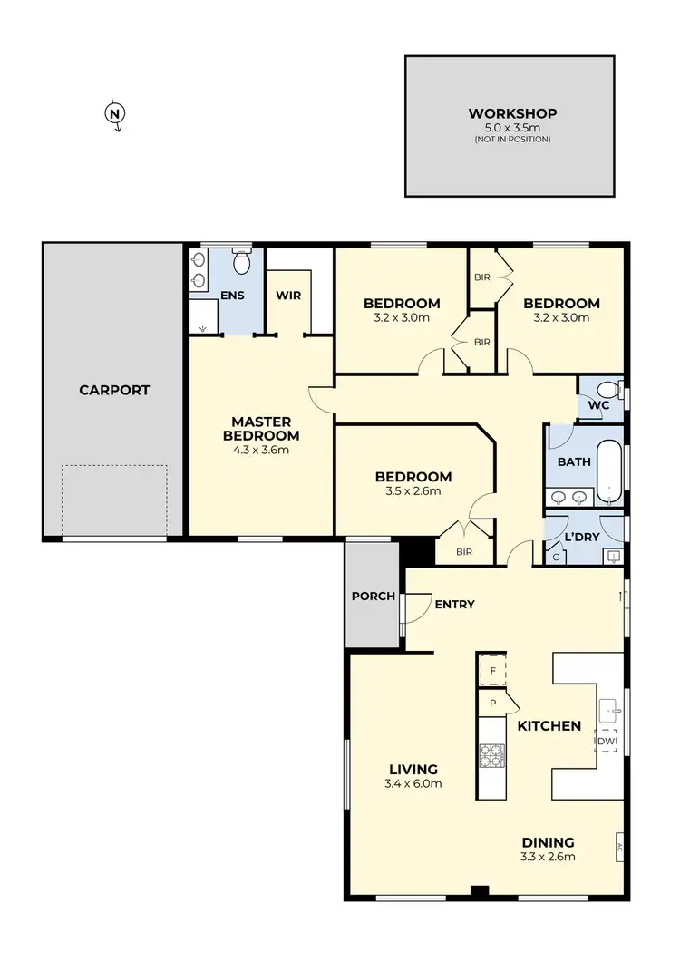 Floorplan of Homely house listing, 7 Grimes Avenue, Taylors Lakes VIC 3038