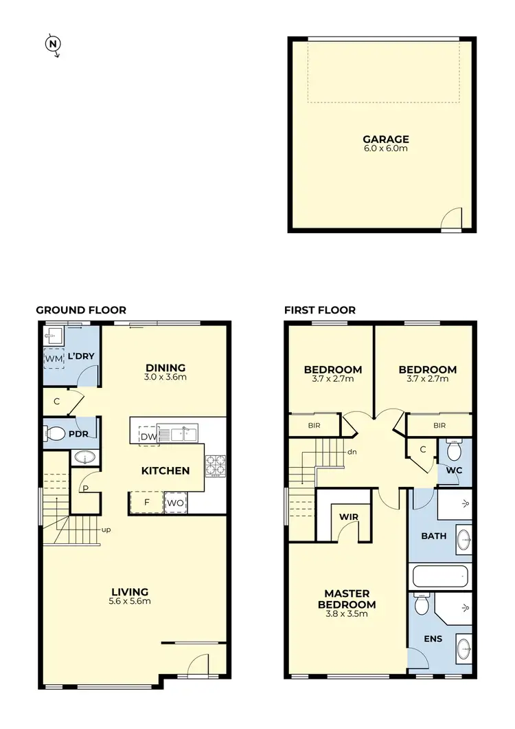 Floorplan of Homely house listing, 71 Jade Way, Hillside VIC 3037