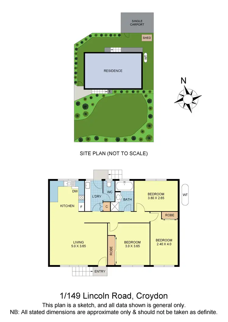 Floorplan of Homely house listing, 1/149 Lincoln Road, Croydon VIC 3136