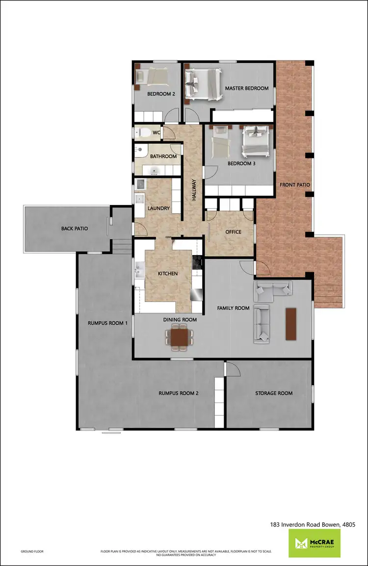 Floorplan of Homely house listing, 183 Inveroona Road, Bowen QLD 4805
