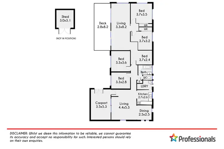 Floorplan of Homely house listing, 38 Shadlow Crescent, St Clair NSW 2759