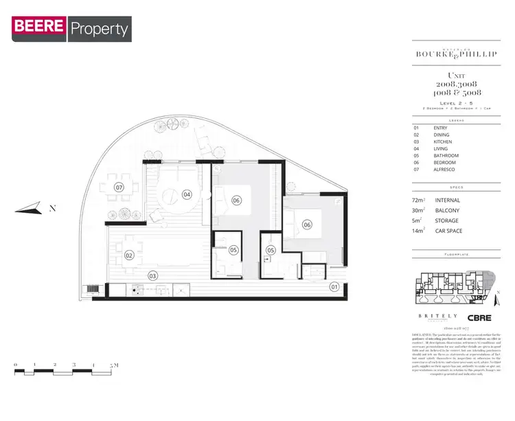 Floorplan of Homely apartment listing, 4008/859 Bourke Street, Waterloo NSW 2017