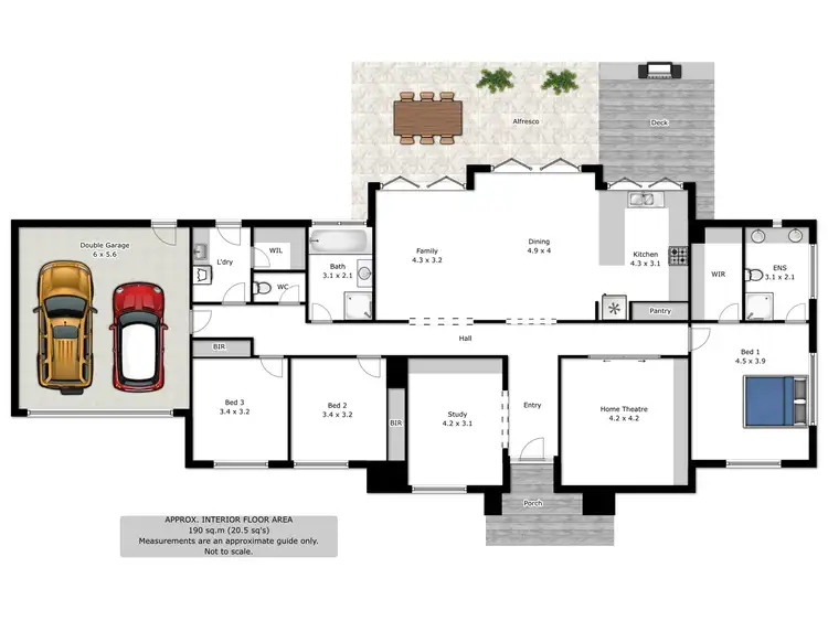 Floorplan of Homely house listing, 3 Riverside Boulevard, Killara VIC 3691