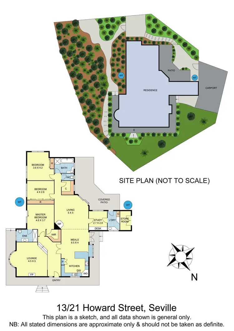 Floorplan of Homely house listing, 13/21 Howard Street, Seville VIC 3139
