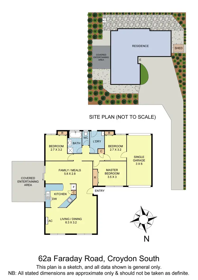 Floorplan of Homely house listing, 62A Faraday Road, Croydon South VIC 3136