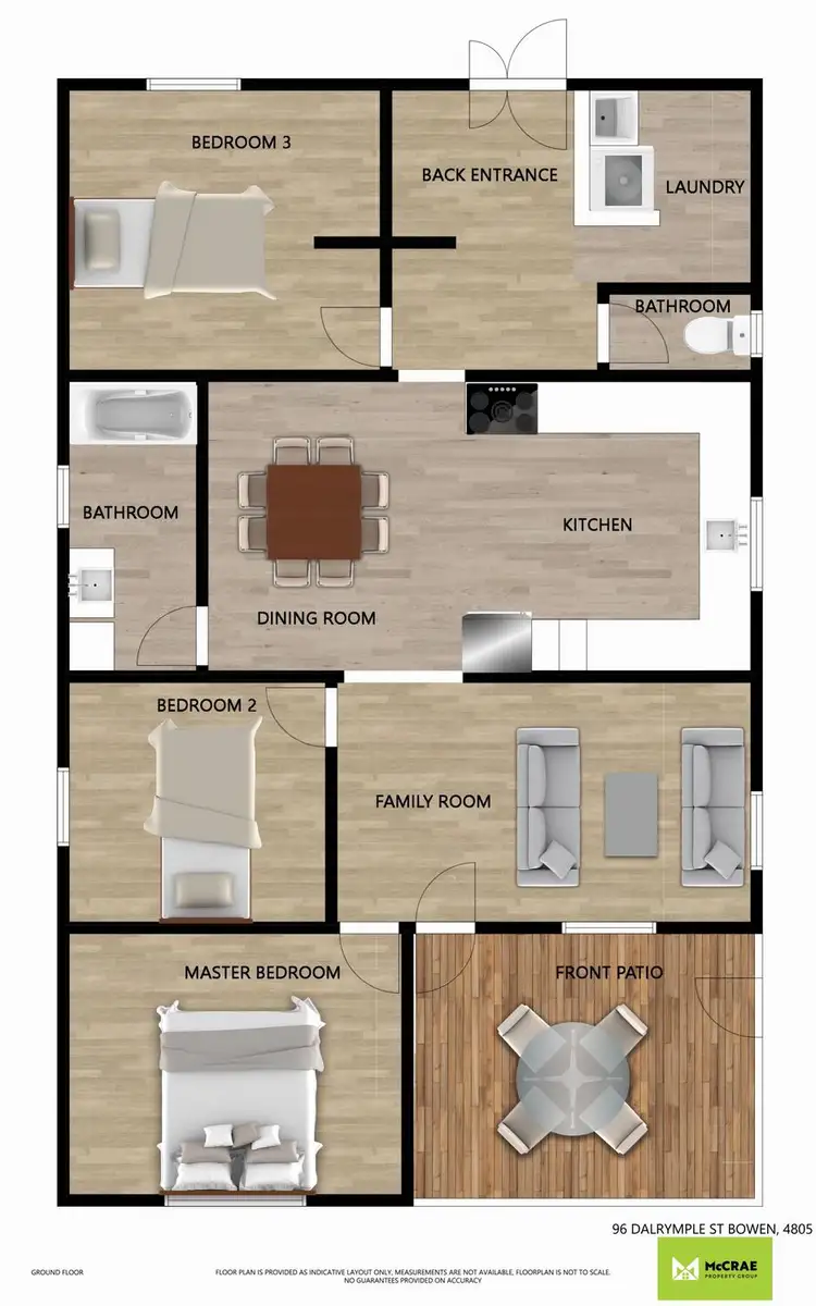 Floorplan of Homely house listing, 96 Dalrymple Street, Bowen QLD 4805