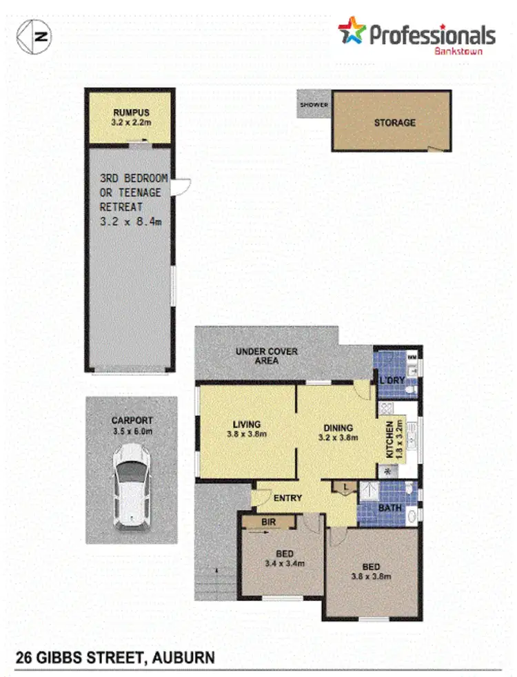 Floorplan of Homely house listing, 26 Gibbs Street, Auburn NSW 2144
