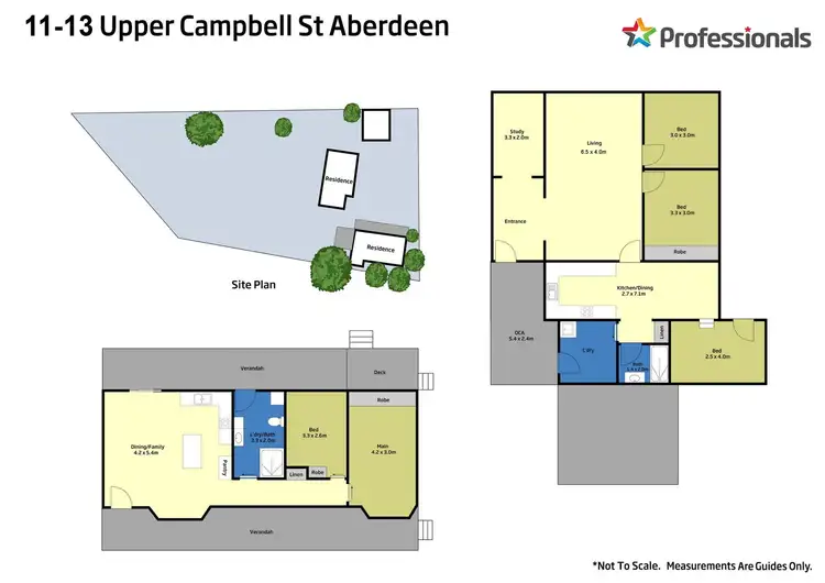 Floorplan of Homely house listing, 11 - 13 Upper Campbell Street, Aberdeen NSW 2336