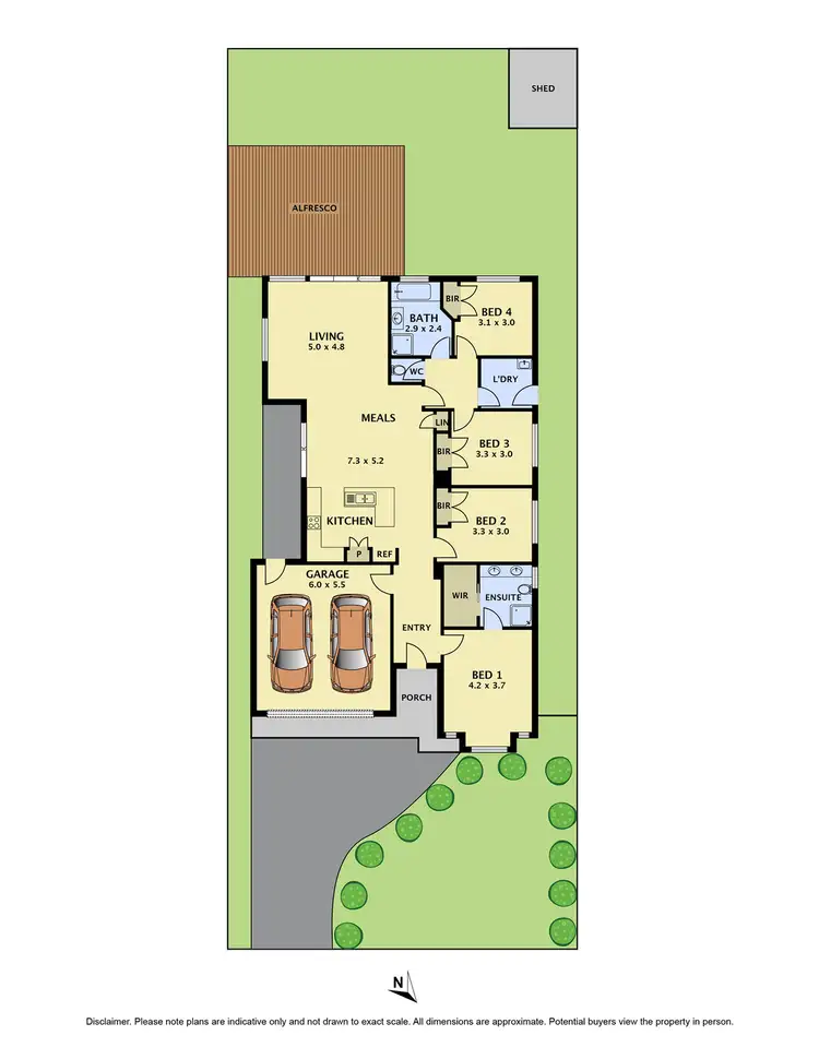 Floorplan of Homely house listing, 13 Lewisham Place, Craigieburn VIC 3064