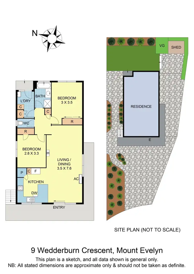 Floorplan of Homely house listing, 9 Wedderburn Crescent, Mount Evelyn VIC 3796