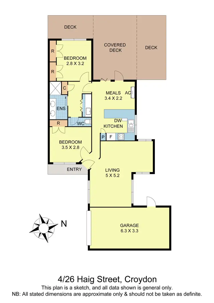 Floorplan of Homely unit listing, 4/26 Haig Street, Croydon VIC 3136