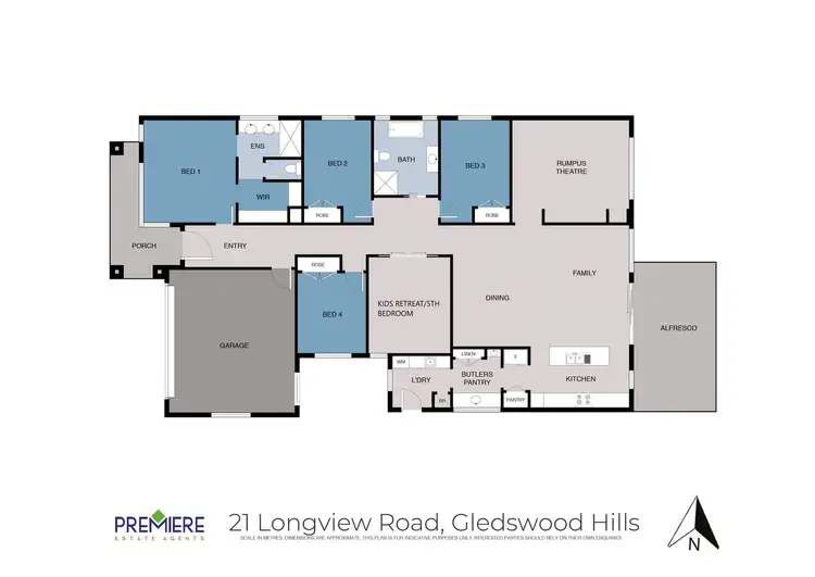 Floorplan of Homely house listing, 21 Longview Road, Gledswood Hills NSW 2557