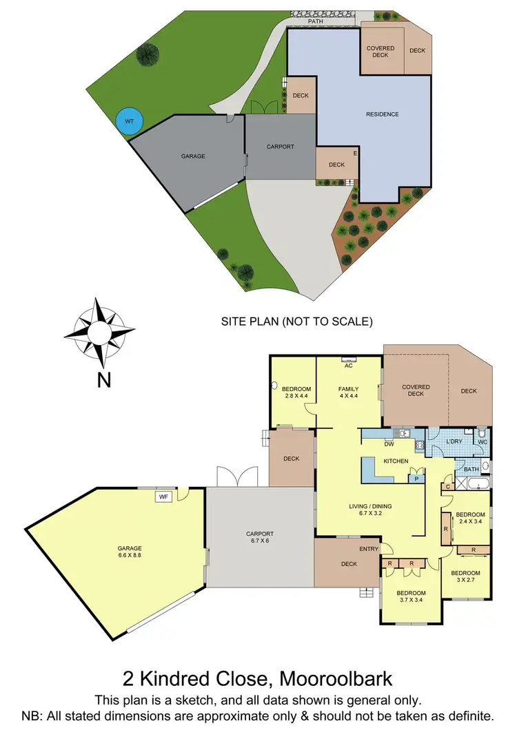 Floorplan of Homely house listing, 2 Kindred Close, Mooroolbark VIC 3138