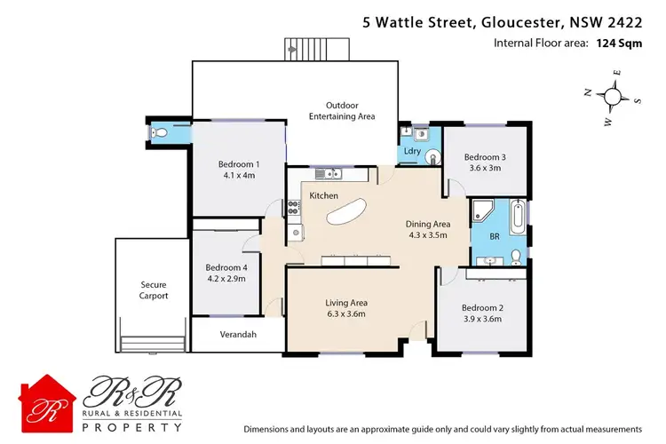 Floorplan of Homely house listing, 5 Wattle Close, Gloucester NSW 2422