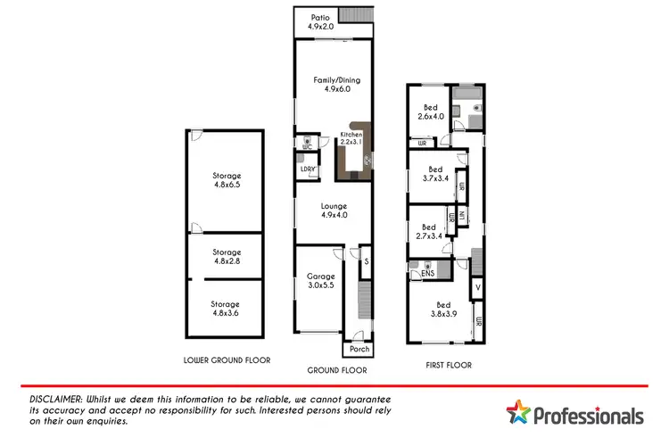 Floorplan of Homely house listing, 3B Waratah Street, Rooty Hill NSW 2766