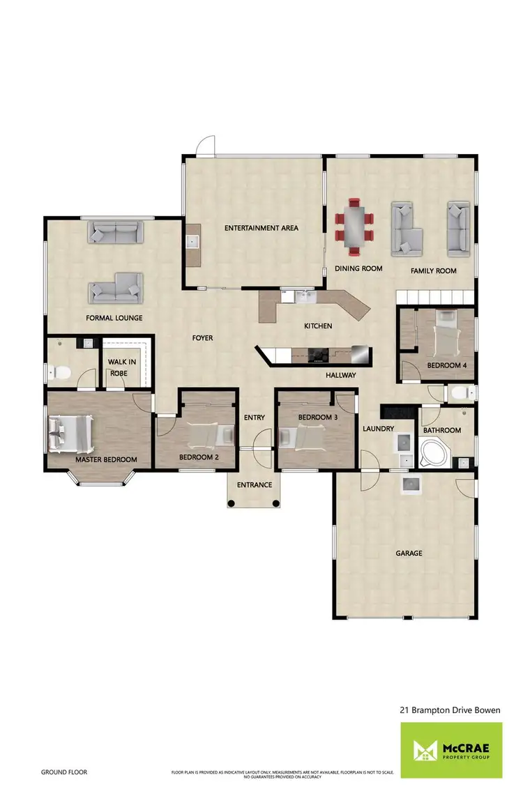 Floorplan of Homely house listing, 21 Brampton Drive, Bowen QLD 4805