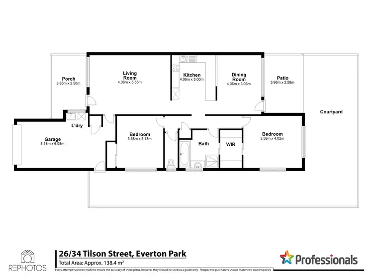 Floorplan of Homely house listing, 26/34 Tilson Street, Everton Park QLD 4053