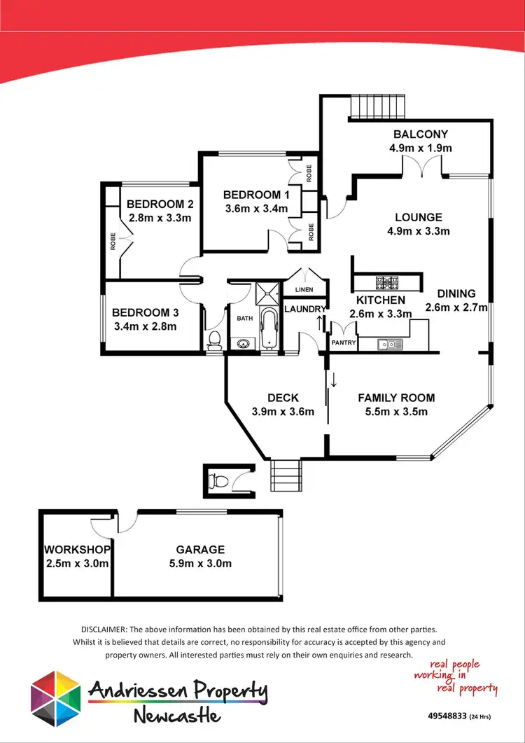 Floorplan of Homely house listing, 12A Croudace Bay Road, Belmont NSW 2280