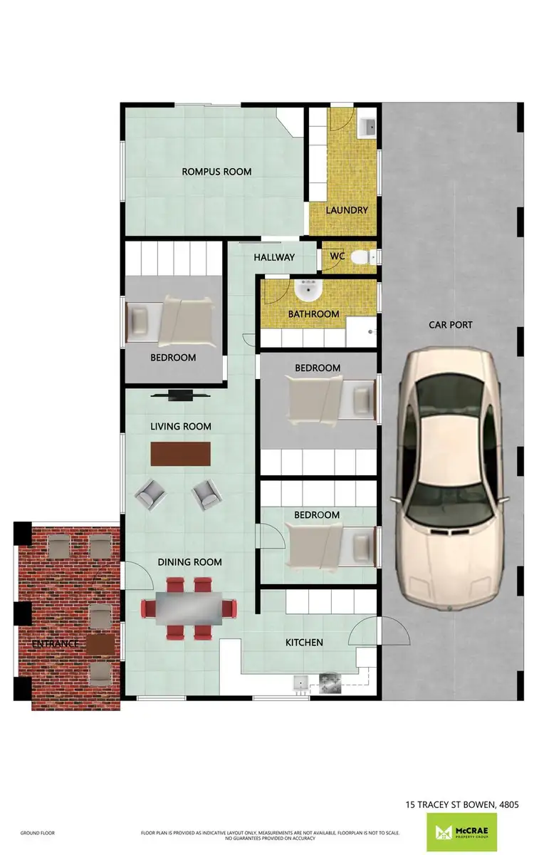 Floorplan of Homely house listing, 15 Tracey Street, Bowen QLD 4805