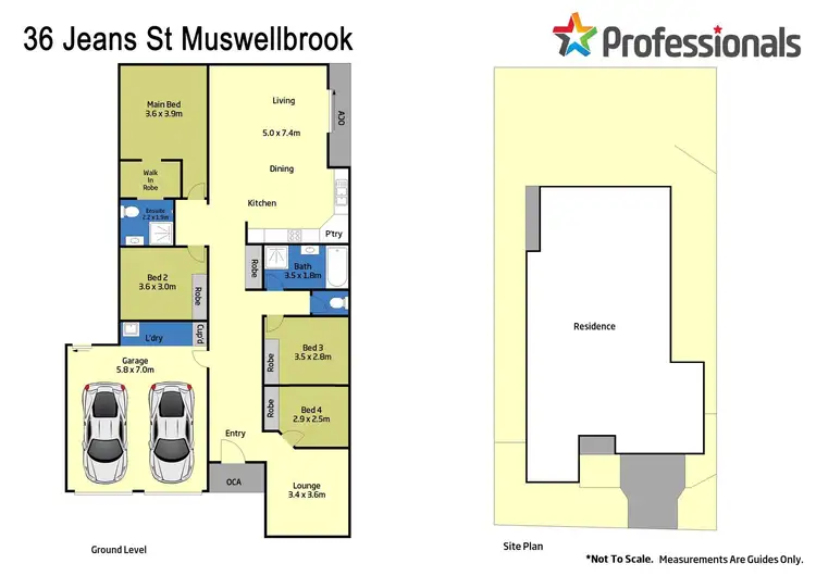 Floorplan of Homely house listing, 36 Jeans Street, Muswellbrook NSW 2333