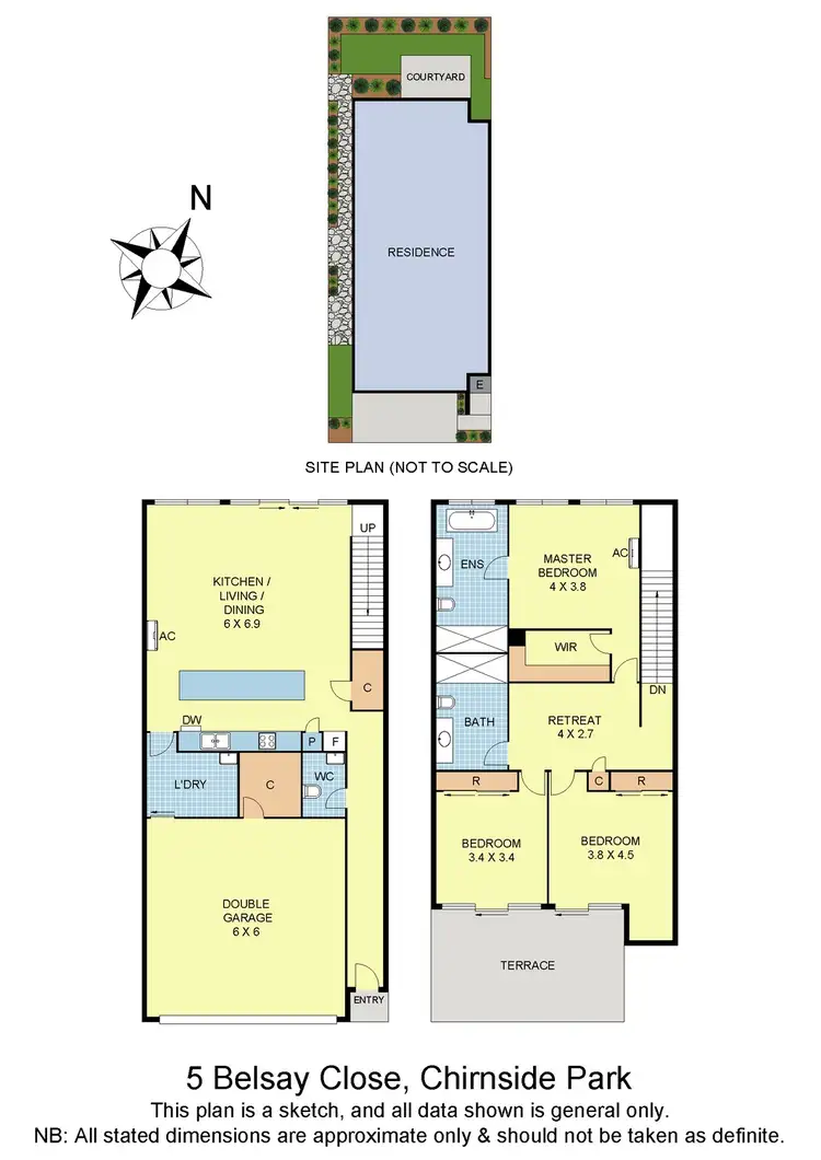 Floorplan of Homely house listing, 5 Belsay Chase, Chirnside Park VIC 3116