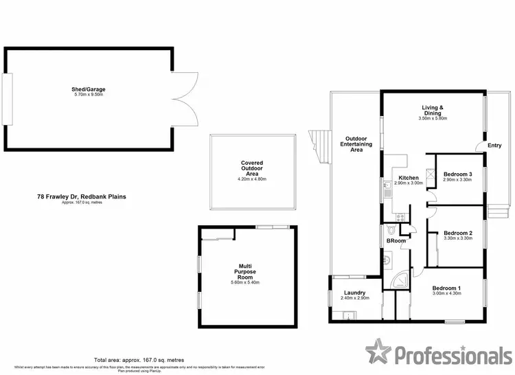 Floorplan of Homely house listing, 78 Frawley Drive, Redbank Plains QLD 4301
