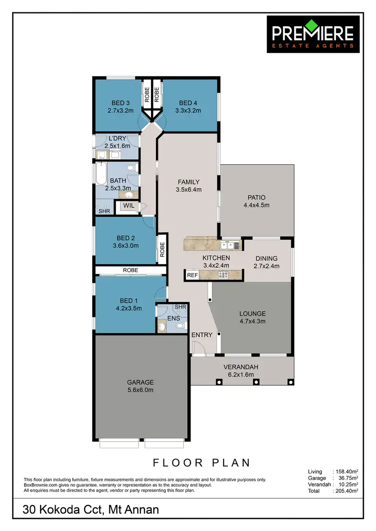 Floorplan of Homely house listing, 30 Kokoda Circuit, Mount Annan NSW 2567