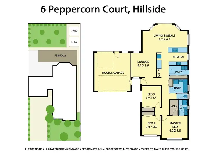 Floorplan of Homely house listing, 6 Peppercorn Court, Hillside VIC 3037