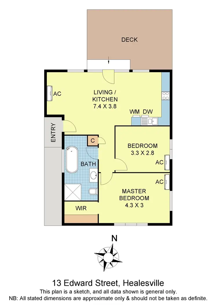 Floorplan of Homely house listing, 13 Edward Street, Healesville VIC 3777