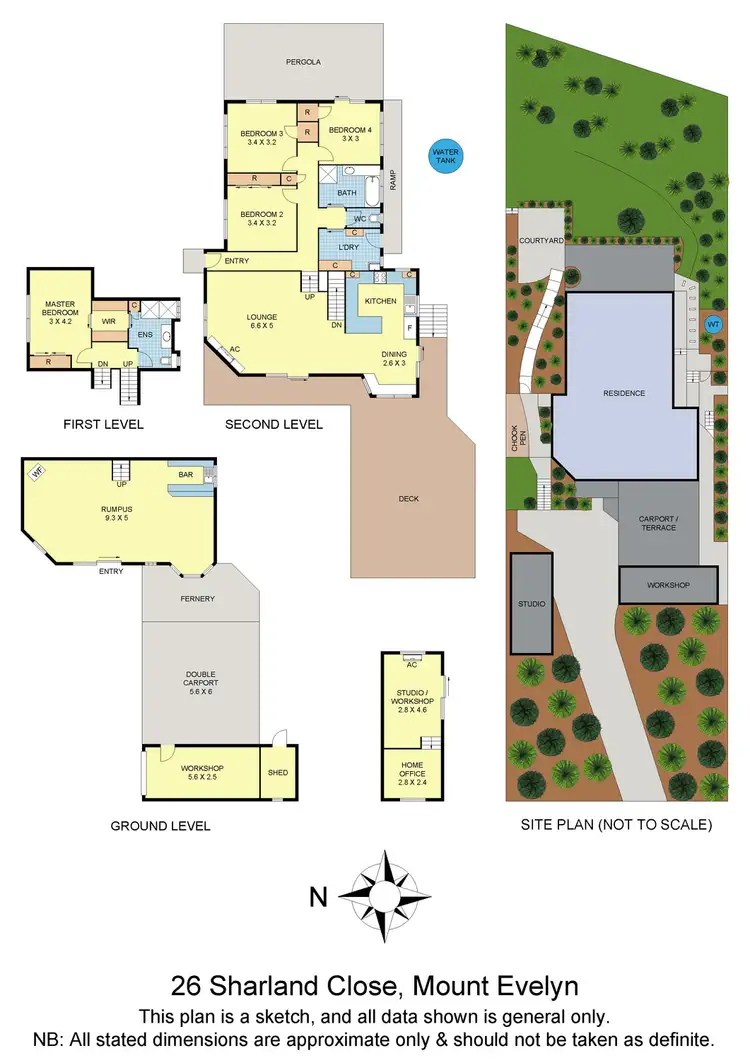 Floorplan of Homely house listing, 26 Sharland Close, Mount Evelyn VIC 3796