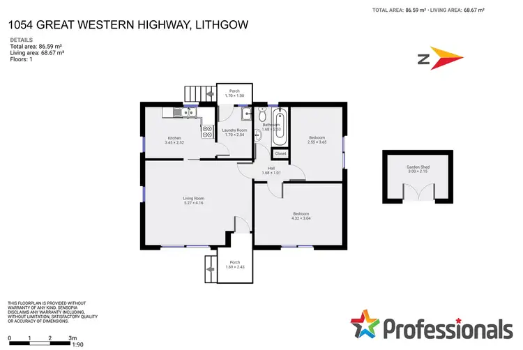 Floorplan of Homely house listing, 1054 Great Western Highway, Lithgow NSW 2790
