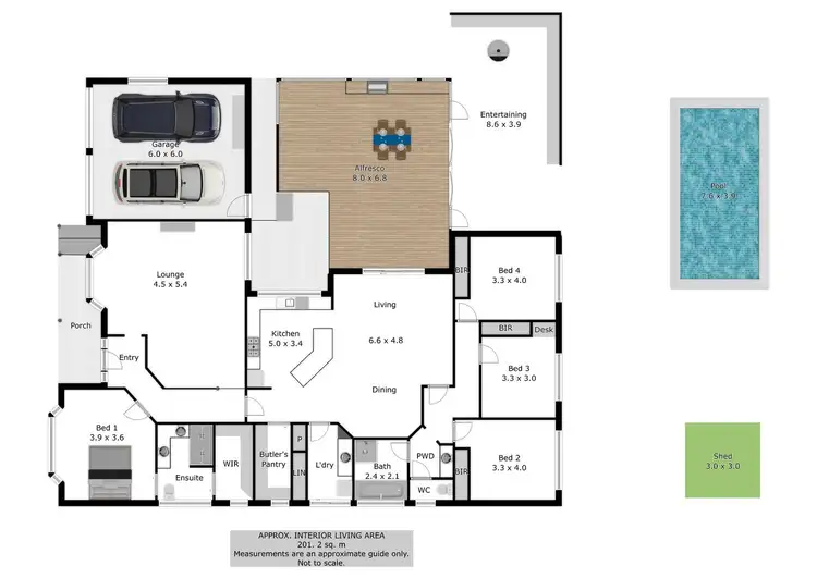 Floorplan of Homely house listing, 3 Lark Court, West Wodonga VIC 3690